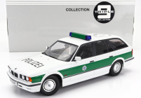 Triple9 BMW 5-series Touring (e34) Sw Station Wagon Polizei 1996 1:18 Bílá Zelená