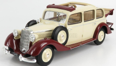 Triple9 Mercedes benz 260d Pullman Landaulet Semiconvertible Open 1936 1:18 Bílá Červená