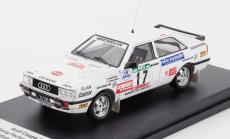 Trofeu Audi Quattro Coupe N 17 Rally Portogallo 1987 Georg Fischer - Thomas Zeltner 1:43 Bílá