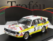 Trofeu Audi Quattro Sport N 5 Rally Sweden 1985 W.rohrl - C.geistdorfer 1:43 Bílá Žlutá Hnědá