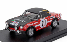 Trofeu Fiat 124 Sport Spider 1600 (night Version) N 21 Rally Tap 1973 Jose Carpinteiro Albino - Fernando Carpinteiro Albino 1:43 Černá Červená