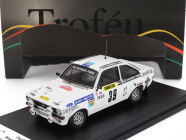 Trofeu Ford england Escort Mkii N 39 Rally Montecarlo 1980 Nicolas Koob - Win Jacoby 1:43 Bílá