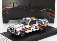 Trofeu Ford england Escort Mkii (night Version) Team Rothmans N 7 Rally Bandama 1981 Ari Vatanen - David Richards 1:43 Bílá Modrá Žlutá