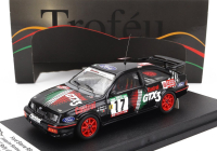 Trofeu Ford england Sierra Rs Cosworth N 17 9th Rally Portugal 1990 Joaquim Santos - Miguel Oliveira 1:43 Černá Červená
