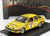 Trofeu Ford england Sierra Xr4 N 4 Rally Welsh 1987 M.lovell - R.freeman 1:43 Žlutá