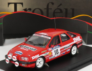 Trofeu Ford england Sierra Xr4x4 (night Version) N 10 Rally New Zealand 1988 B.stokes - G.adams 1:43 Červená Bílá