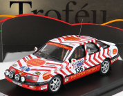 Trofeu Ford england Sierra Xr4x4 (night Version) N 136 Rally Rac Lombard 1987 K.ridley - G.bradford 1:43 Bílá Červená