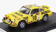 Trofeu Porsche 911 Carrera Rs Coupe (night Version) N 10 Rally East African Safari 1973 Bjorn Waldegaard - Hans Thorzelius 1:43 Žlutá