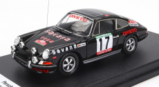 Trofeu Porsche 911s Coupe (night Version) N 17 Rally Portugal 1977 Mario Silva - Sa Chaves 1:43 Black