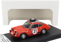 Trofeu Porsche 911s Coupe (night Version) N 31 2nd Rally Montecarlo 1969 Gerard Larrousse - Maurice Gelin 1:43 Orange