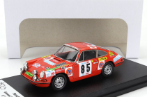 Trofeu Porsche 911s Coupe (night Version) N 85 Rally Tap 1972 Giovanni Salvi - Luigi Valle 1:43 Orange