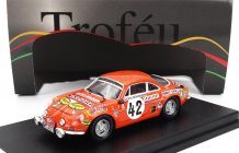 Trofeu Renault A110 Alpine (night Version) N 42 Rally Tour De La Reunion 1979 Bernard Beguin - Philippe Ozoux 1:43 Orange