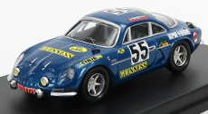 Trofeu Renault Alpine A110 N 55 Winner Class 1000km Spa 1970 J.m.jacquemin - B.palayer 1:43 Blue Met