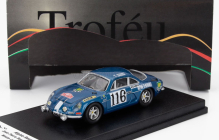 Trofeu Renault Alpine A110 (night Version) N 116 Rally Montecarlo 1971 Jean Pierre Rouget - Jean Sarrus 1:43 Blue
