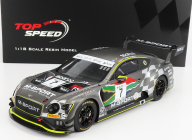 Truescale Bentley Continental Gt3 Team Bentley M-sport N 7 Intercontinental Gt Challenge 9h Kyalami 2020 J.pepper - M.soulet - J.gounon 1:18 Grey