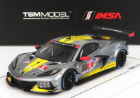 Truescale Chevrolet C8.r 6.2l V8 Team Corvette Racing N 4 2nd Gtlm Class 24h Daytona 2021 T.milner - A.sims - N.tandy 1:43 Žlutá Šedá