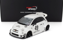 Truescale Fiat 500 Abarth 595 Lb Works N 49 Abas 2024 1:18 Bílá