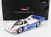 Truescale Porsche 962 2.8l Turbo N 85 Team Bud Bayside Disposal Racing Winner Imsa 300km Laguna Seca 1987 Klaus Ludwig 1:18 Bílá Modrá
