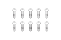 Turbo Racing Šroubky M1,4 x 8 mm 10 ks