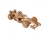 Ugears 3D dřevěné mechanické puzzle Compact Racer