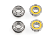 Ultra kuličkové ložiska 6x13x5mm s límcem, 4 ks.