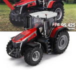 Universal hobbies Massey ferguson Mf9s.425 Tractor 2022 1:32 Červená Černá