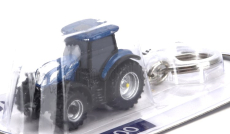 Universal hobbies New holland Portachiavi - Keyring T7.300 Tractor 2020 - Cm. 4.0 1:87 Modrá Černá Stříbrná
