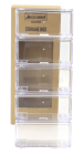 Vetrina display box Vetrina display box Set 5x 1/64 Combinable Storage Box - Lungh.length Cm 9.5 X Largh.width Cm 4.2 X Alt.height Cm 4.2 (altezza Interna Interior Height Cm 3.8) 1:64 Plastový Displej