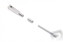 Vidlička kovová M2 s ocelovou spojkou pro ocelový drát, 10 ks.