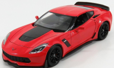 Welly Chevrolet Corvette Z06 Coupe 2017 1:24 Red
