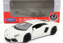 Welly Lamborghini Aventador Lp700-4 2011 1:34 Bílá Perla