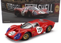 Werk83 Ferrari 330 P3 4.0l V12 Coupe Ch.0848 Team Ferrari Sefac N 20 24h Le Mans 1966 Ludovico Scarfiotti - Mike Parkes 1:18 Red