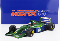Werk83 Jordan F1  191 Team 7up Jordan N 32 First F1 Race Belgium Gp 1991 Michael Schumacher 1:18 Zelená Modrá