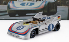 Werk83 Porsche 908/03 Spider Team Martini Racing N 8 Targa Florio 1971 Vic Elford - Gerard Larrousse 1:18 Stříbrná Modrá