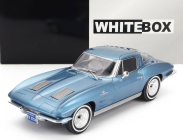 Whitebox Chevrolet Corvette (c2) Stingray 1963 1:24 Světle Modrá Met