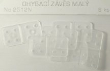 2512 ohýbací závěs 10x20, 6ks