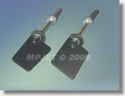 54051 Kormidlo obdélníkové 52x32 mm s přírubou, 1ks