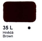 Agama Email 35 L Hnědá