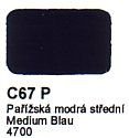 Agama Email C67 P Pařížská modrá střední CSN 4700