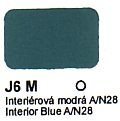 Agama Email J6 M Interiérová modrá A/N28
