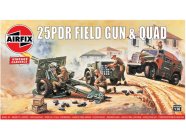 Airfix Quad a 25 librový polní kanón (1:76) (Vintage)