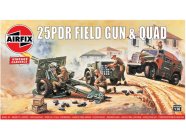 Airfix Quad a 25 librový polní kanón (1:76) (Vintage)