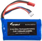 Akumulátor Li-Ion 7,4V 1200mAh Amewi