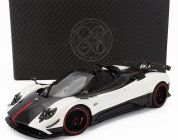 Almost-real Pagani Zonda 5 Cinque Roadster 2009 1:18 Bílý Černý Uhlík
