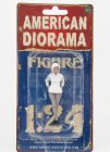 American diorama Figures Girl Car Meet 2 - Figure I 1:24 Šedá Bílá