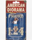 American diorama Figures Girl Car Meet 2 - Figure Iii 1:24 Bílá Modrá