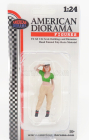 American diorama Figures Girl Hip Hop - 1 1:24 Bílá Zelená