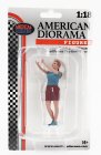 American diorama Figures Girl Selfie 1:18 Modrá Hnědá