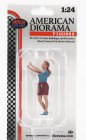 American diorama Figures Girl Selfie 1:24 Modrá Hnědá