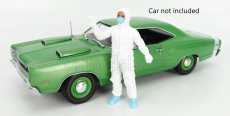American diorama Figures Man - Hazmat Crew Figure Vi 1:18 Bílá